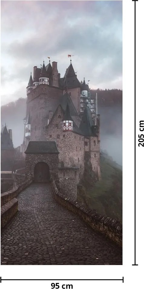 Fototapeta na dvere - Eltz Castle (95x205cm)