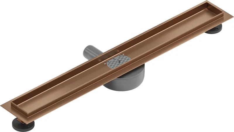 Mexen Flat 360°, telo žľabu 50 cm, medená matná, 1C40050