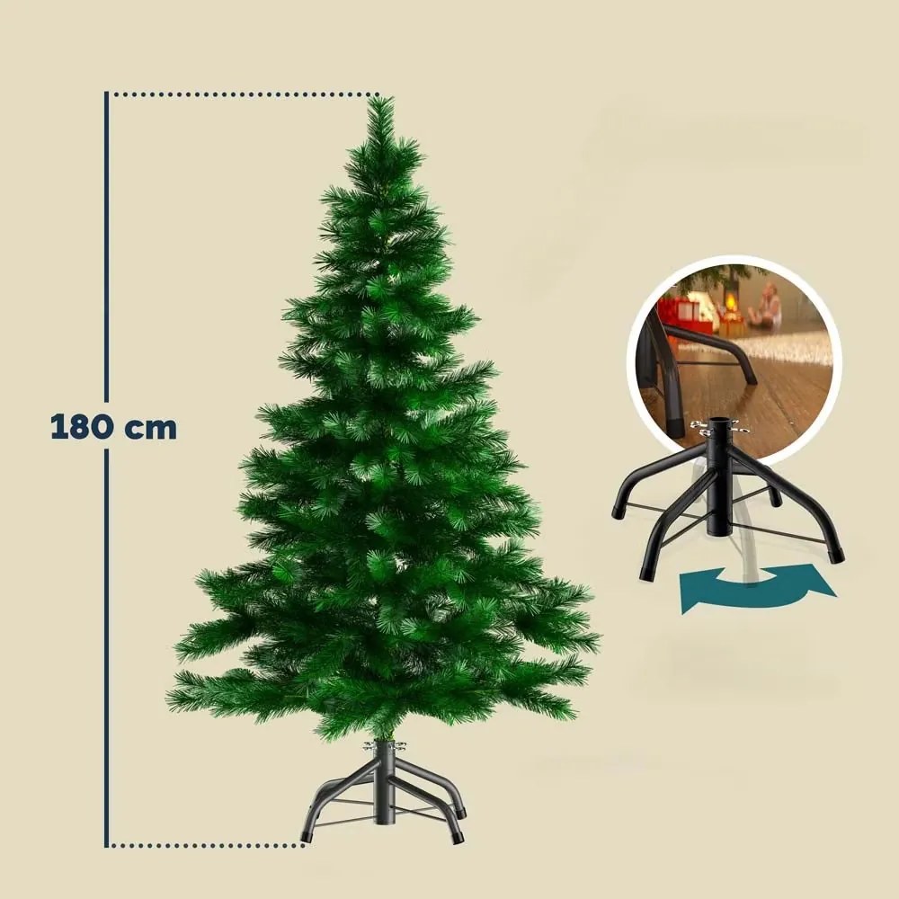 InternetovaZahrada Umelý vianočný stromček 180 cm