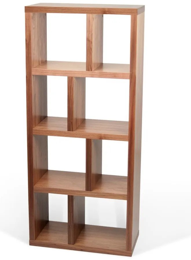 Hnedá knižnica v dekore orecha 70x159 cm Berlin – TemaHome