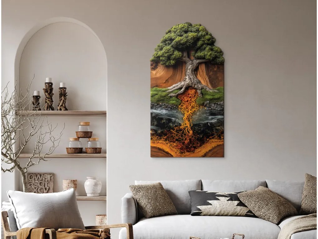 drevko |  Strom života Deväť svetov  70 x 385 cm
