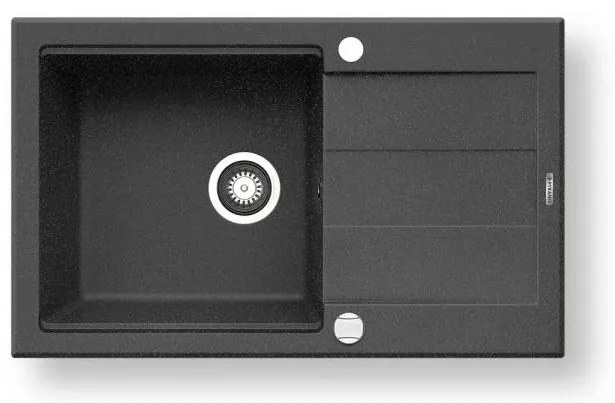 Pyramis 70083701 - Kuchynský drez SPARTA PLUS LUX 78x48 cm granit/čierny