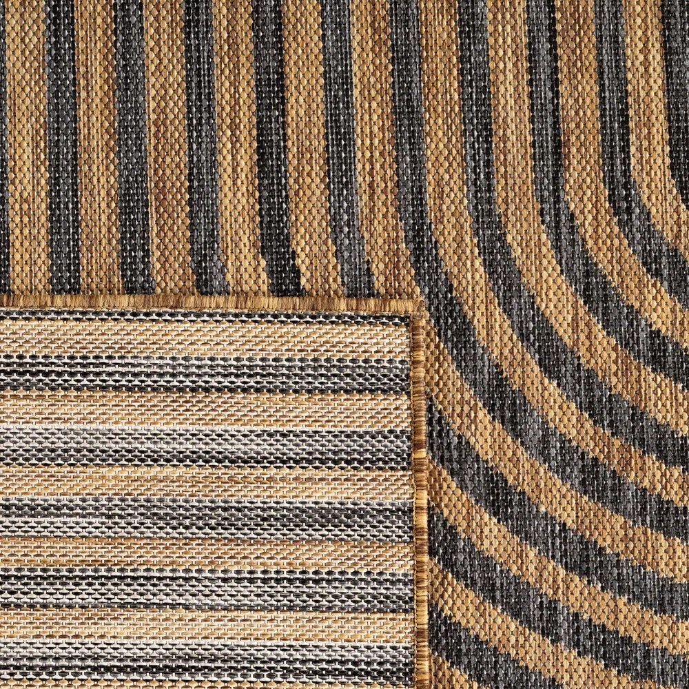 Čierny/hnedý vnútorný a vonkajší behúň 80x250 cm Mira 1453 – Ayyildiz Carpets