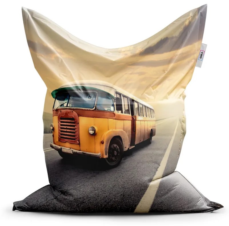 Sablio Sedací vak Autobus veterán - 150x100 cm