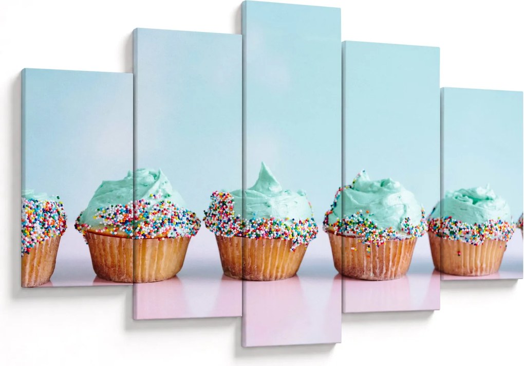 Obraz cupcakes (150x105 cm)