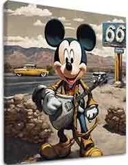 Obraz na plátne - Mickey Mouse Country Spevák | rôzne rozmery