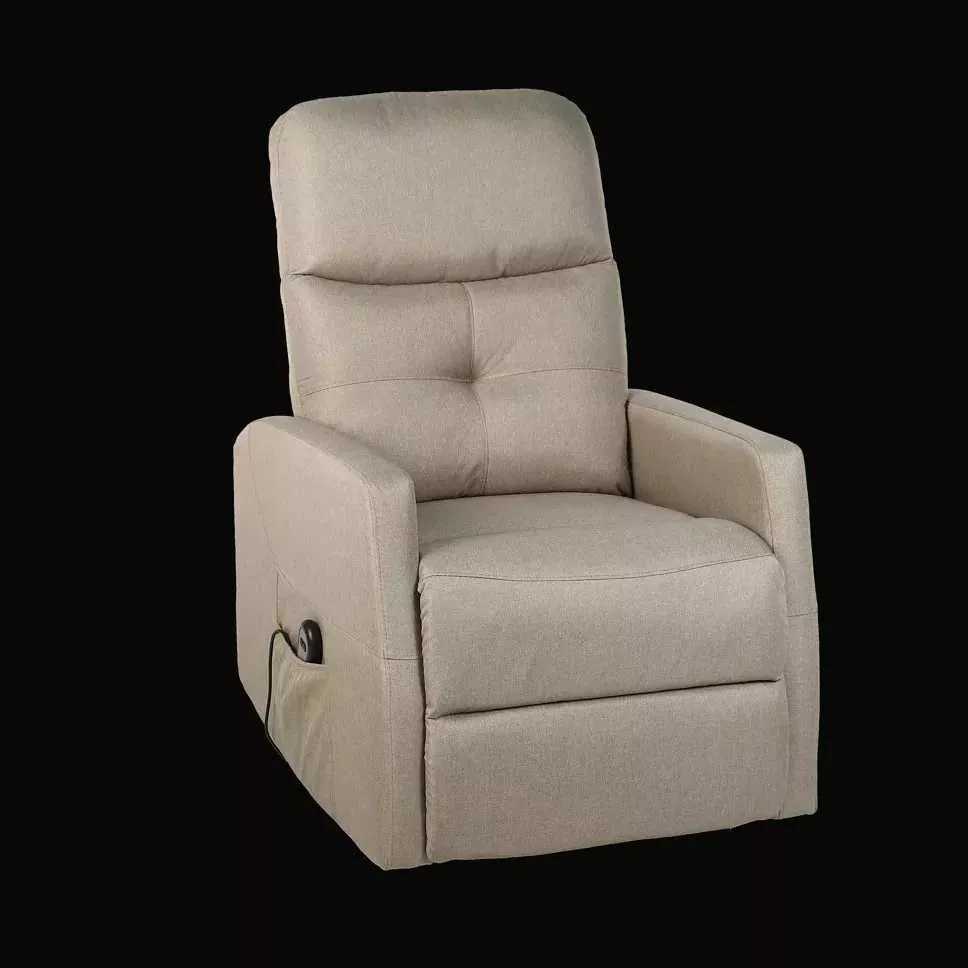 LuxuryForm DESIGN Elektricky polohovateľné televízne kreslo SEMIR - béžové