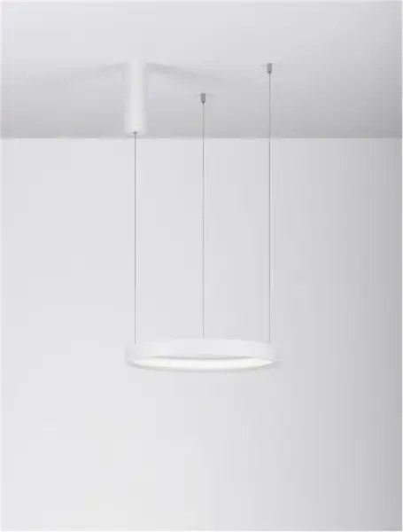 LED luster Perrine 40 biele