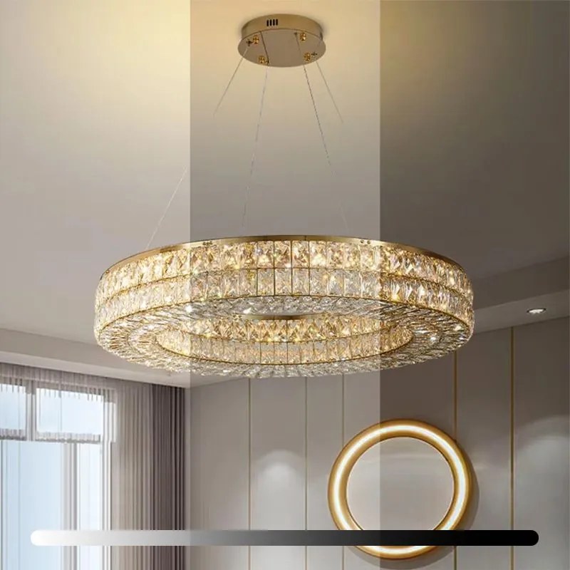 Toolight Toolight, LED stropné svietidlo 60cm APP1568-CP, zlatá, OSW-06979