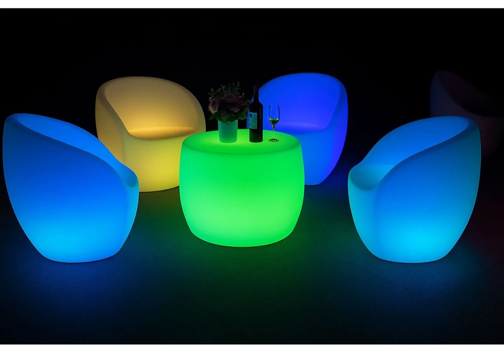LED svietiaci box, 40 x 40 x 40 cm