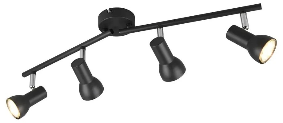 Čierne bodové svietidlo ø 8 cm Cantar – Reality