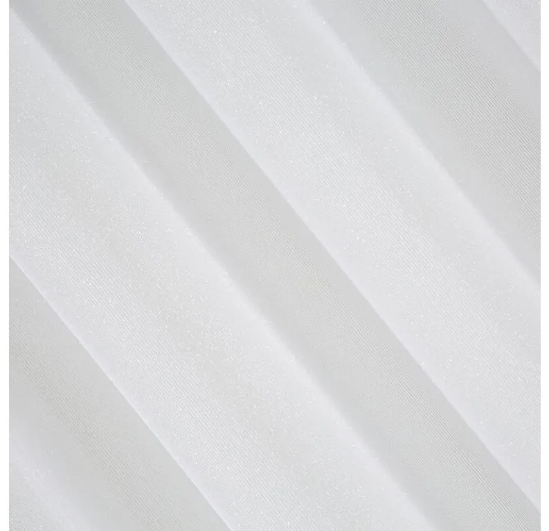 DECOREUM Záclona z jemnej sieťoviny zdobená striebornou mohérovou niťou 140 cm x 250 cm sivý 100 % polyester Rozmer varianty: 350 cm x 250 cm, Farba varianty: Biela 50134