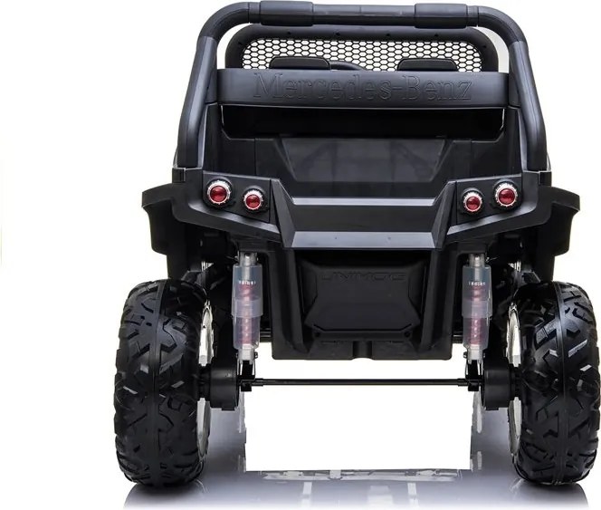 LEAN CARS Elektrické autíčko Mercedes Unimog čierne