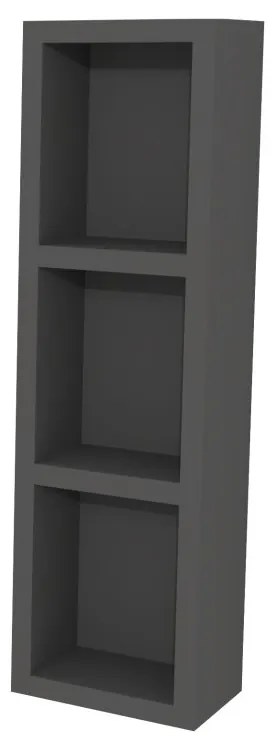 Mereo Aira, kúpeľňová skrinka 20 cm, horná, policová, Multidecor, Šedá diamant, MER-CN796SSEDD