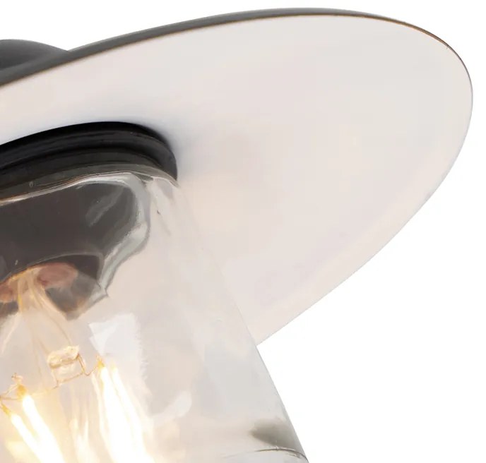 Inteligentné vonkajšie nástenné svietidlo čierne IP44 vrátane WiFi A60 - Mníchov