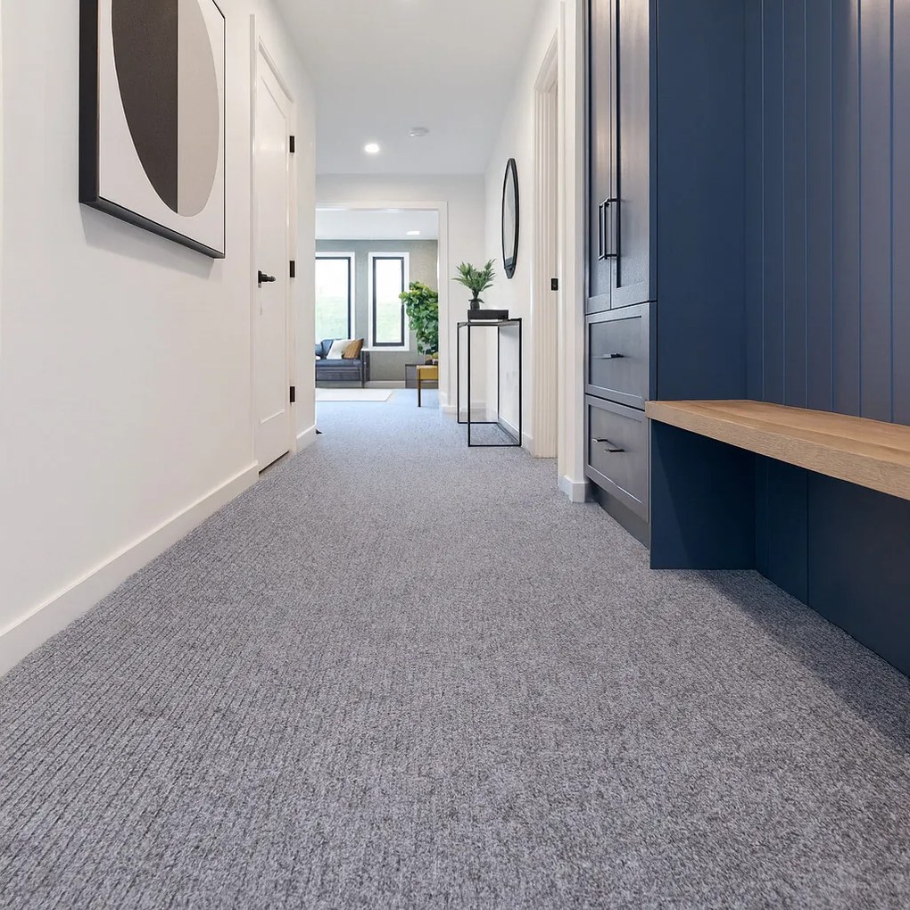 Behúň na mieru Polo grey (čistiaca zóna), šíre 200 cm, šedá, chodba / predsieň, Betap