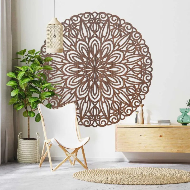 Drevená mandala na stenu do ovývačky I SENTOP HDF0249