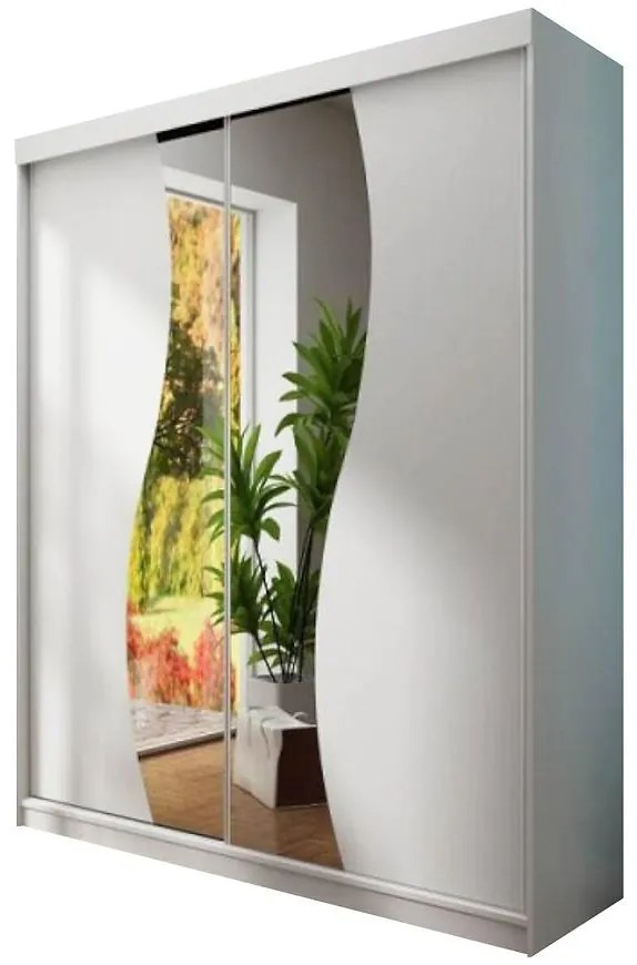 Skriňa Top 8 150 Biely