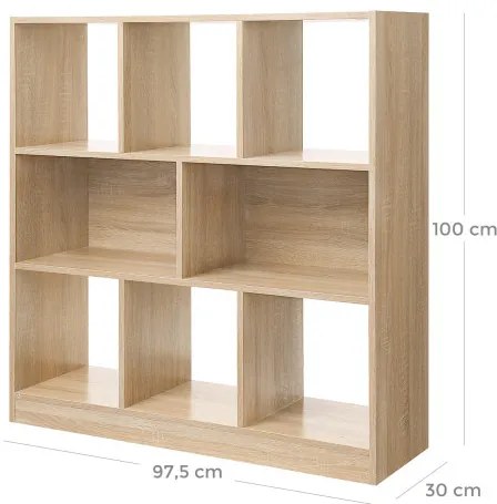 Drevená knižnica LBC52NL