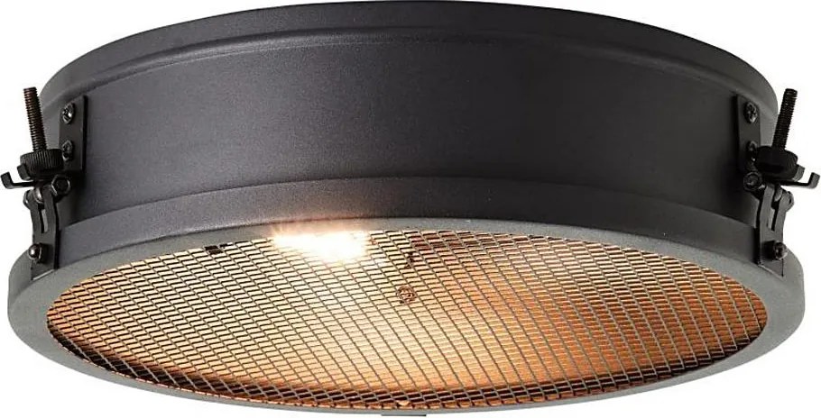 Brilliant - Stropné svietidlo ZOIS 2xE27/28W/230V pr. 34 cm čierna