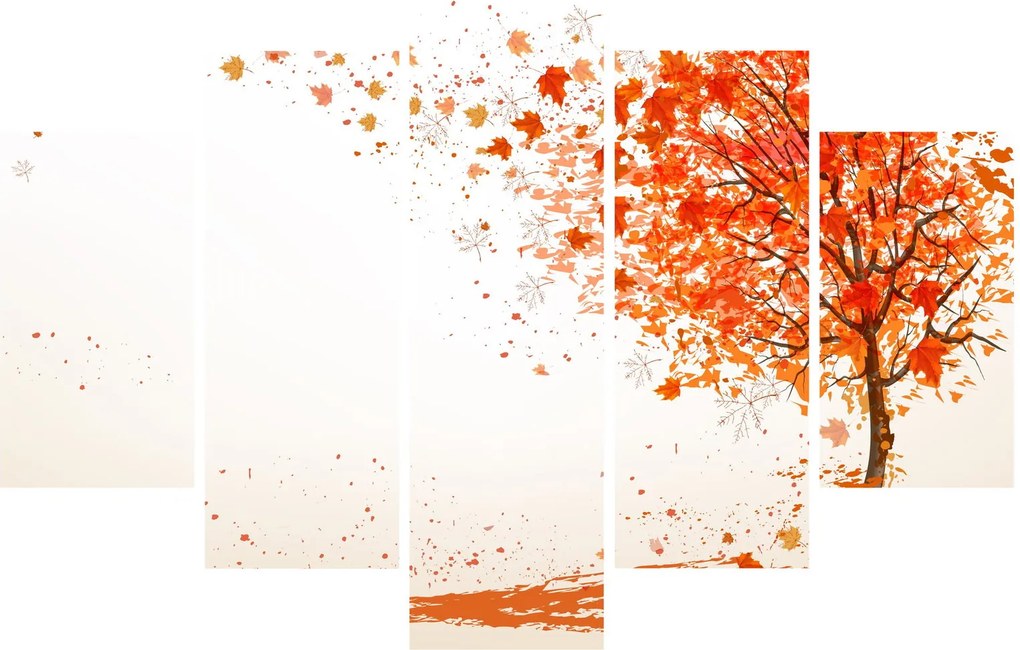 Obraz - Strom vo vetre (150x105 cm)