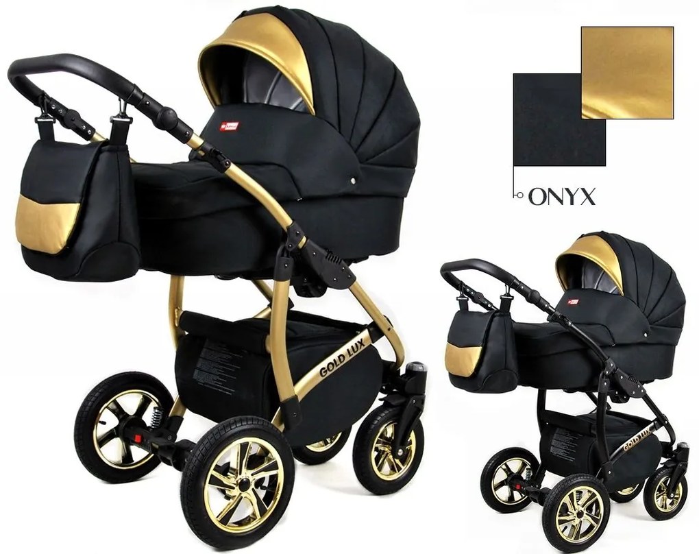Kombinovaný kočík Raf-pol Gold lux - Onyx (2-kombinácia)