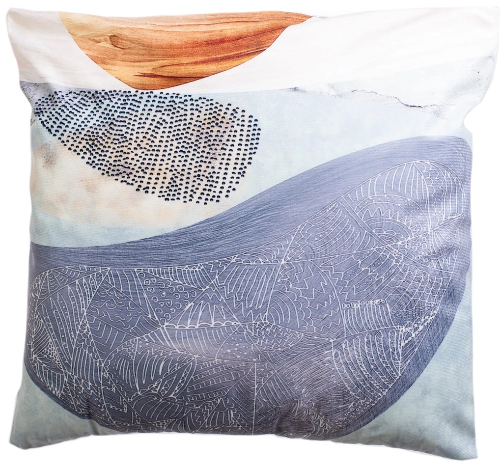 Dekoračná obliečka 45x45cm Jewell Modro fialová TiaHome