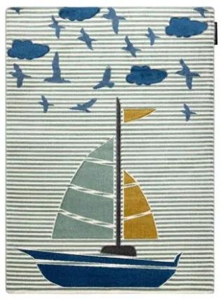 Sammer Jemný detský koberec s loďkou z kolekcie petin GR4293 240 x 330 cm