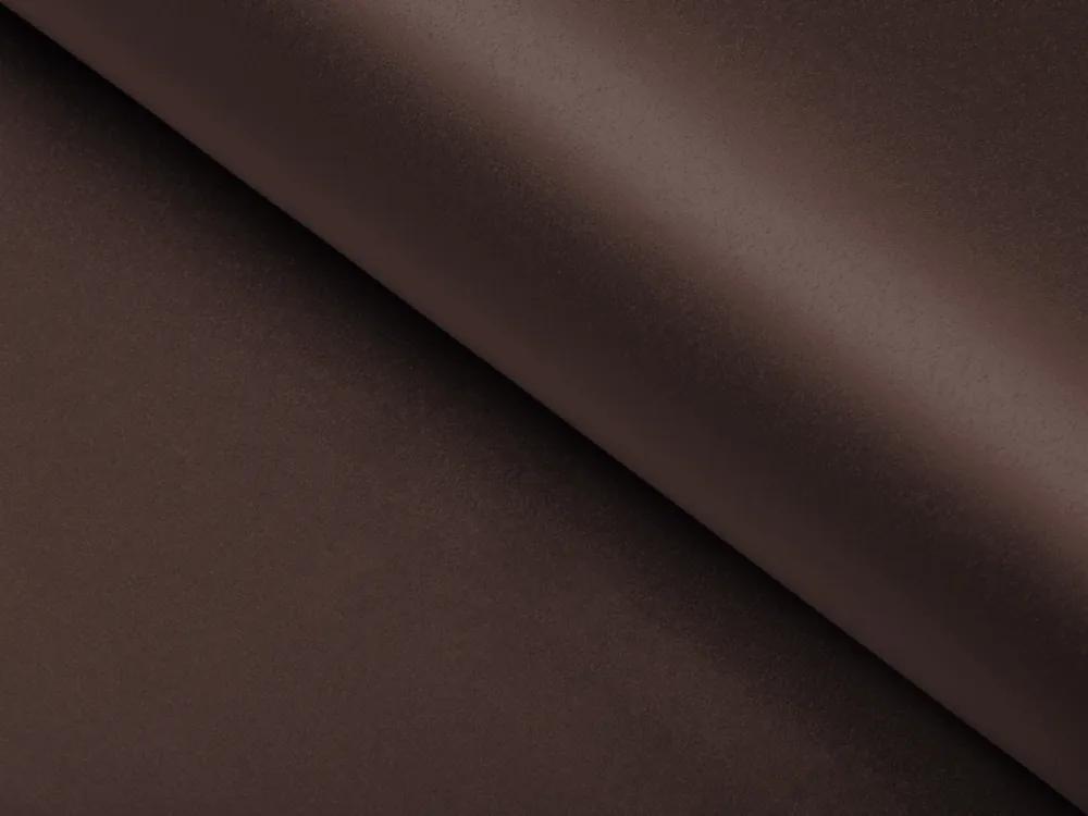 Biante Saténový behúň na stôl polyesterový Satén LUX-L042 Čokoládovo hnedý 20x160 cm
