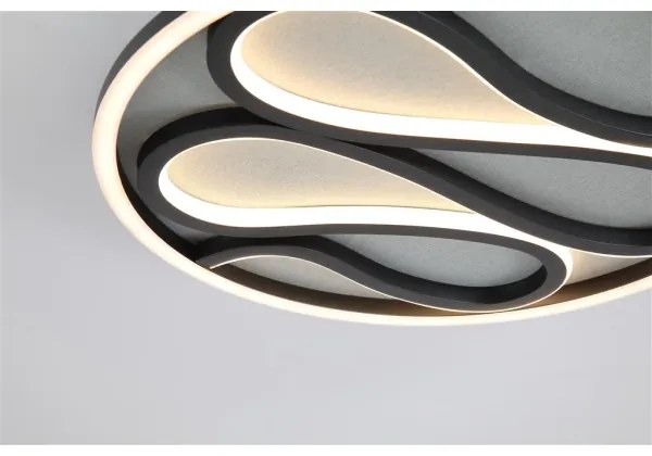 Searchlight 81100-39BK - LED stmievateľné stropné svietidlo ZENDISC LED/20W/230V 3000K priemer 39 cm