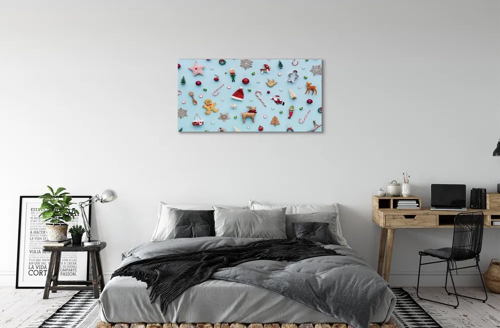 Obraz na plátne Čačky cukroví dekorácie 120x60 cm