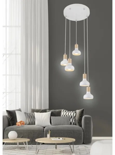 Luster na lanku PUERTO 5xE14/40W/230V