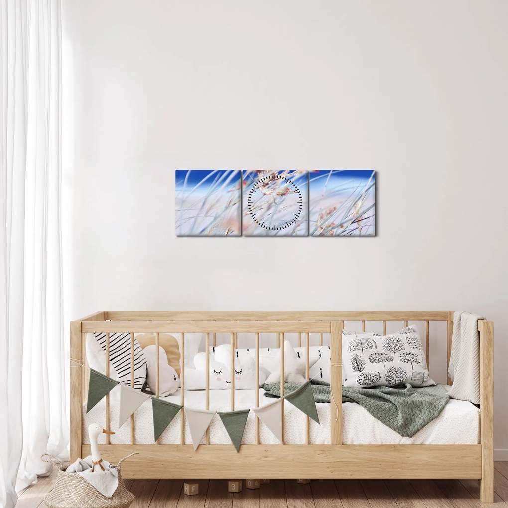 Obraz - Vánok (s hodinami) (90x30 cm)