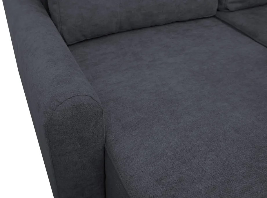 Tmavosivá rohová sedacia súprava ORANGE Varianta: Ľavý roh