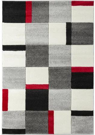 Koberce Breno Kusový koberec ALORA A1026 Red, sivá, viacfarebná,160 x 230 cm