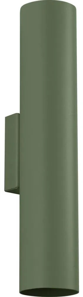 Sollux SL.1488 - Nástenné svietidlo LAGOS 2xGU10/10W/230V zelená