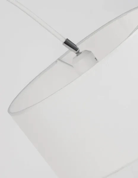 Retro stojaca lampa Sama 90 biele