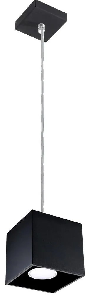 Luster na lanku QUAD 1 1xGU10/40W/230V čierna