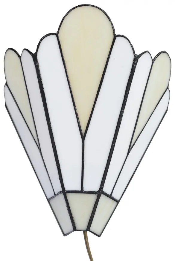 Vitráž nástenné svietidlo WHITE 29*20