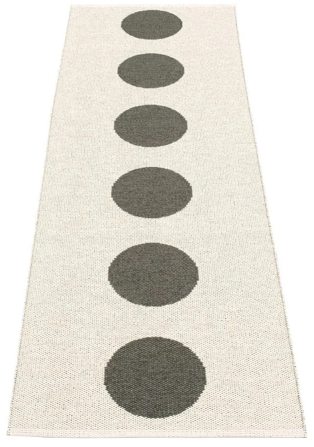 Tmavosivý vnútorný a vonkajší behúň 70x225 cm Vera Charcoal – Pappelina