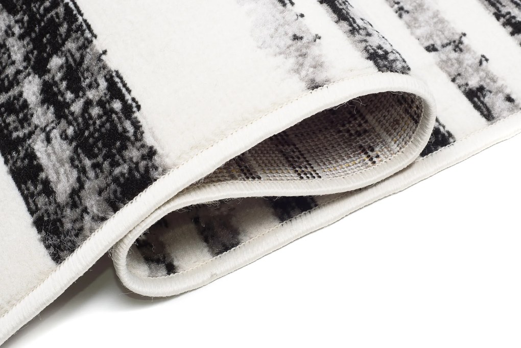 TA Koberec 3675A KRÉMOVÁ / ČIERNA GRACE Rozmer: 160x230 cm