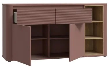 Komoda INAR hnedá/dub