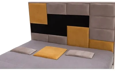 Opierka hlavy FIBI 180x130, platinová
