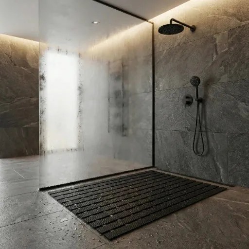 Kúpeľňová predložka čierna