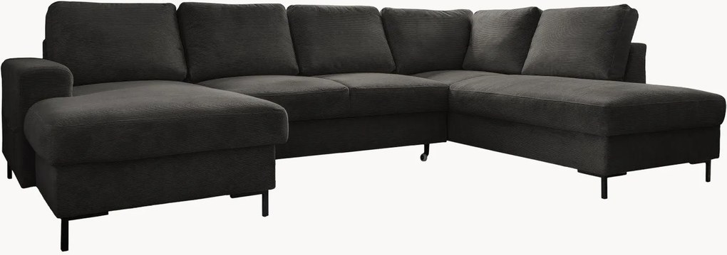 Menčestrová panoramatická rohová rozkladacia pohovka Lofty Lilly (8-miestna)
