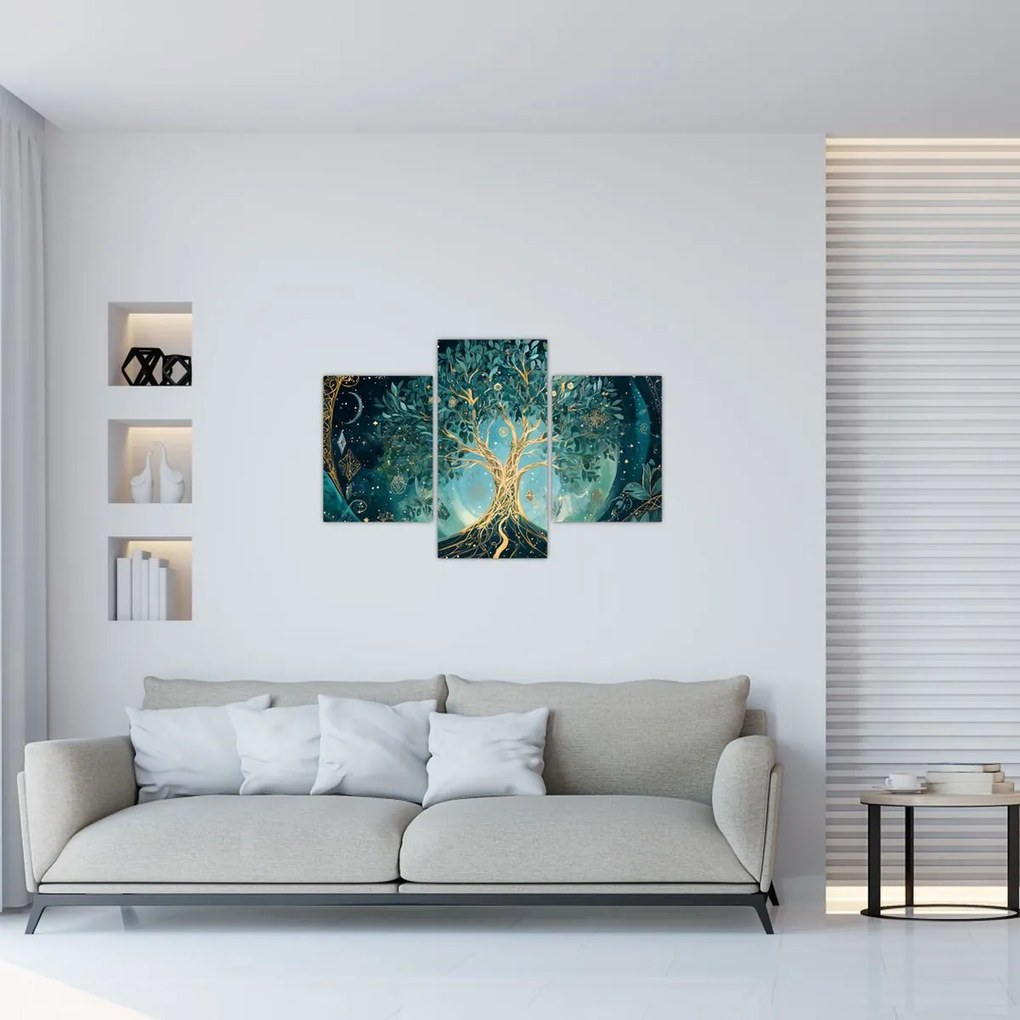 Obraz – Strom života vo vesmíre (90x60 cm)