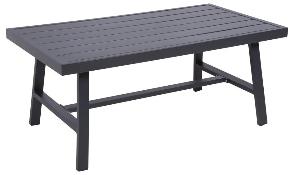 Tmavosivá hliníková záhradná lounge súprava pre 4 osoby Denia – Garden Pleasure