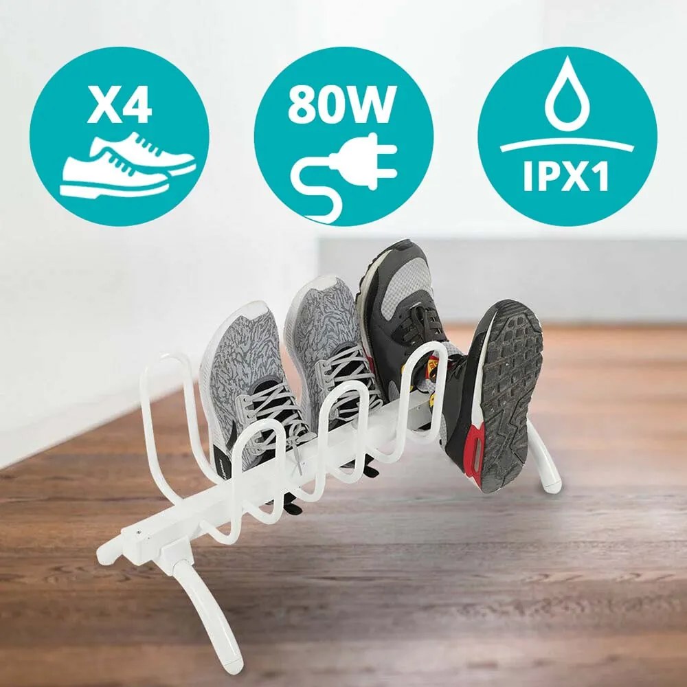 Elektrický sušiak na 4 páry obuvi, 80 W
