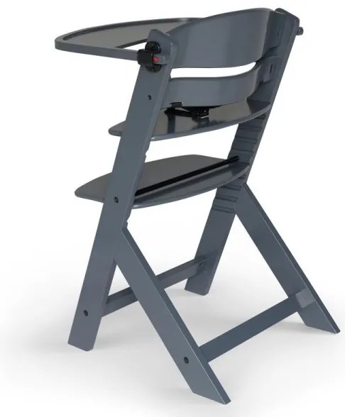 KINDERKRAFT - Detská jedálenská stolička ENOCK šedá