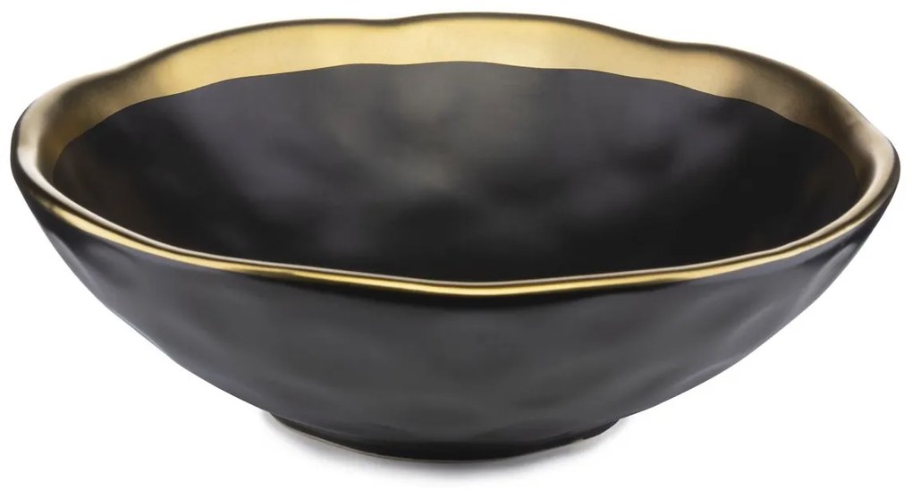 Keramická súprava tanierov Lissa Black Gold 2ks